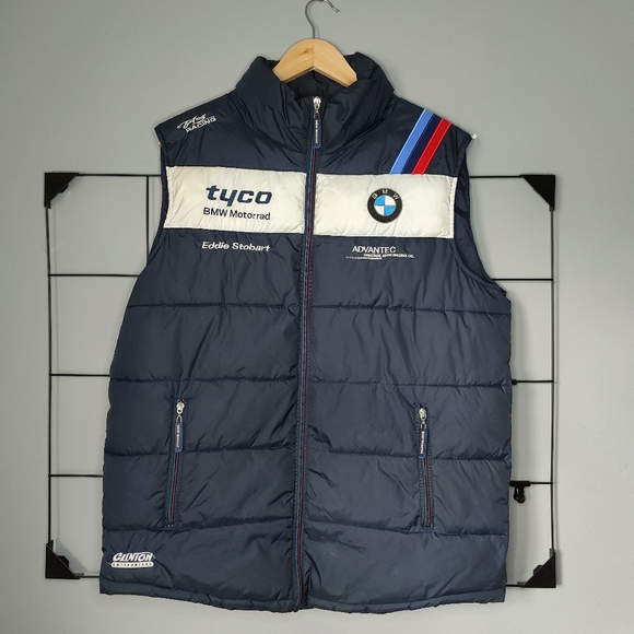 BMW Other - BMW Motorsport Down Gilet Mens Size Large Blue